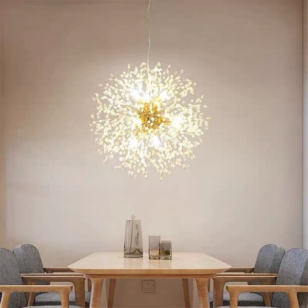 Modern dandelion Crystal Chandelier