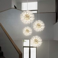 Modern dandelion Crystal Chandelier