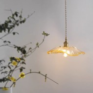 Lotus Glass Pendant Light