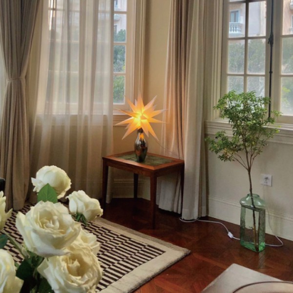 مصباح زينة على شكل نجمة