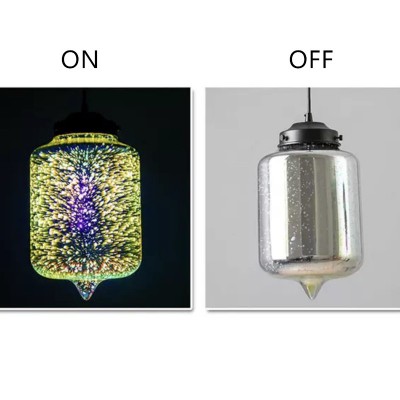 مصباح قلادة الشمال الملونة الحديثة ثلاثية الأبعاد