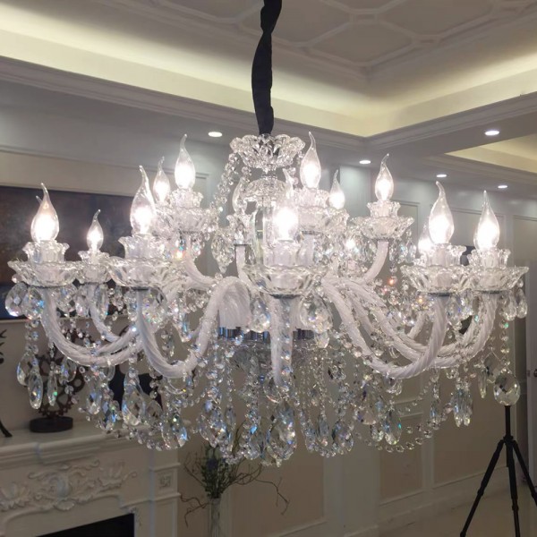 Candlestick Crystal Chandelier
