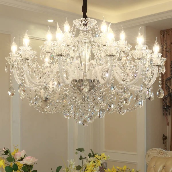 Candlestick Crystal Chandelier