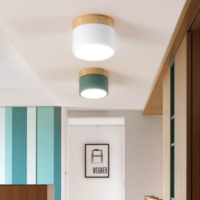Nordic Cylindrical LED Ceiling Light
