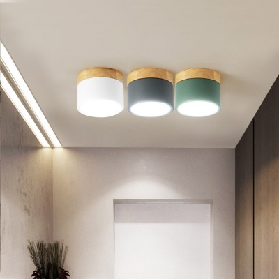Nordic Cylindrical LED Ceiling Light