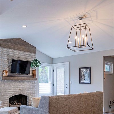 Trapezium Cage Pendant Light