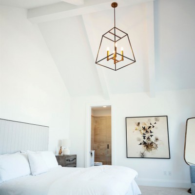 Trapezium Cage Pendant Light