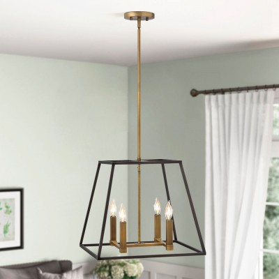 Trapezium Cage Pendant Light