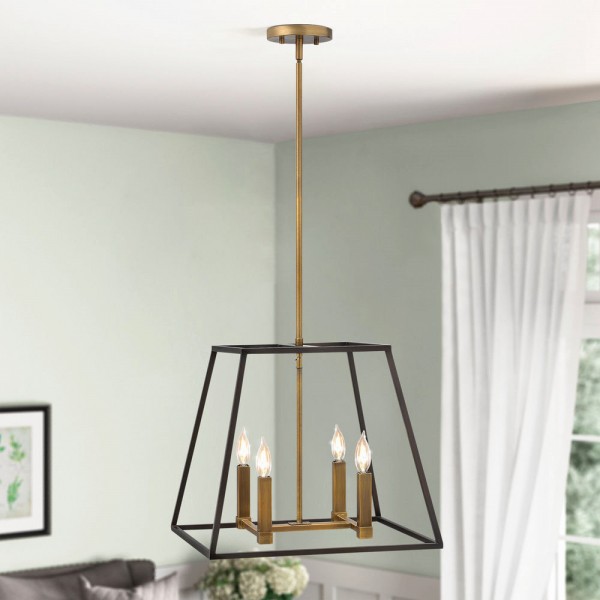 Trapezium Cage Pendant Light