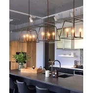 Trapezium Cage Pendant Light