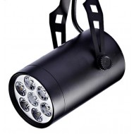 ضوء المسار LED 7W باللون الأسود