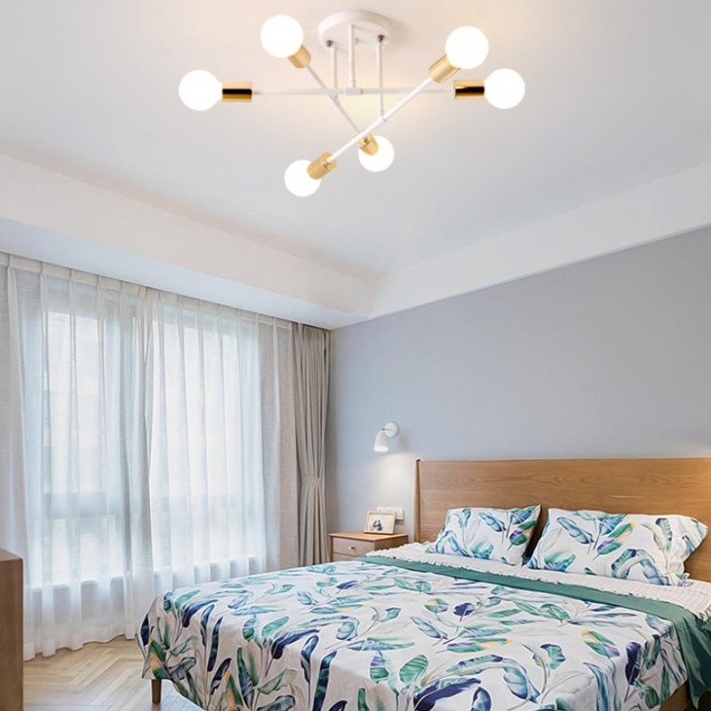 Smuxi 6/8 Head LED Industrial Iron Ceiling Light