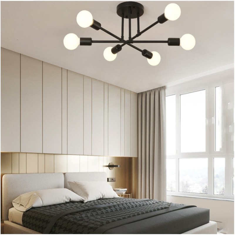 Smuxi 6/8 Head LED Industrial Iron Ceiling Light