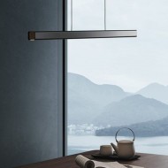 مصباح معلق على شكل خط خشبي من Droplight