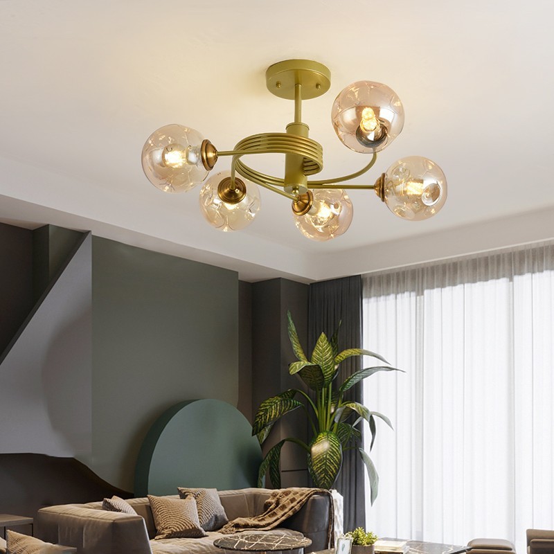Globe Combination Pendant Lamp