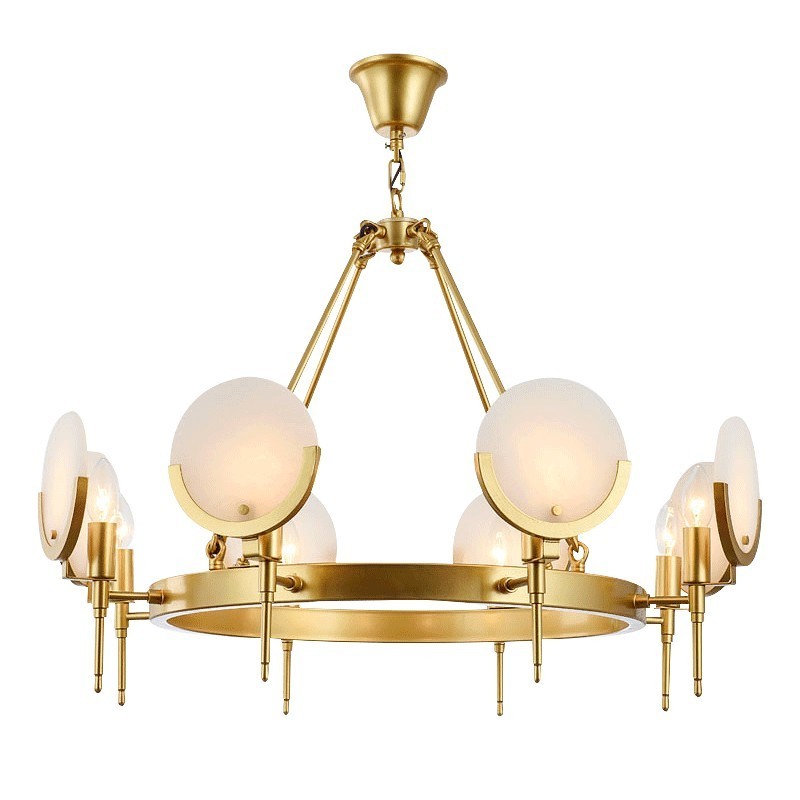 DISC Marble Chandelier