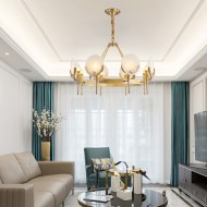 DISC Marble Chandelier