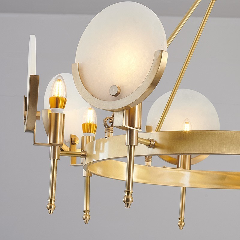 DISC Marble Chandelier