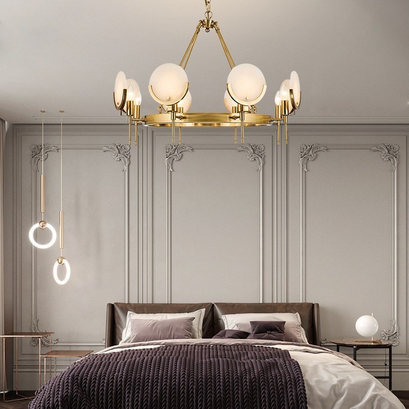 DISC Marble Chandelier