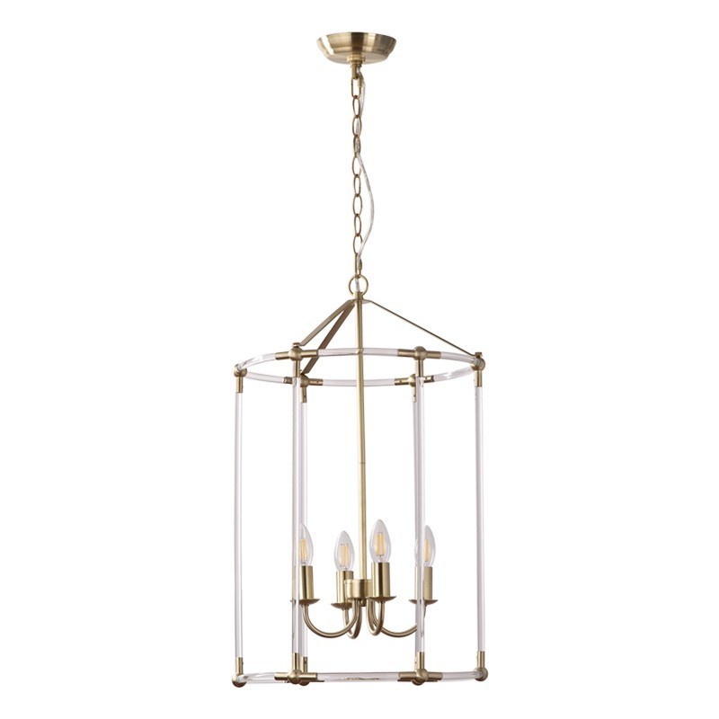 بساطتها قلادة ضوء قفص