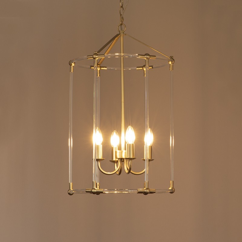 بساطتها قلادة ضوء قفص