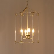 بساطتها قلادة ضوء قفص