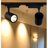 مصباح مسار COB LED 20 وات باللون الأسود