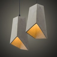 VARBRITT Geometric Cement Pendant Light