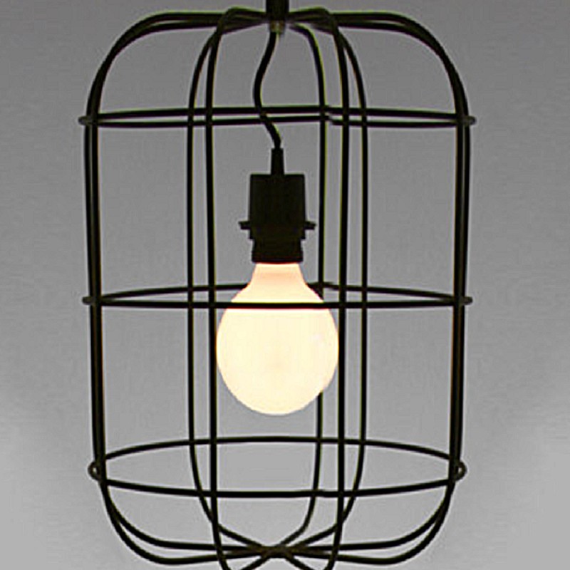 CLINTON Loft Caged Pendant Lamp