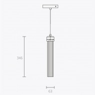 مصباح معلق كلاسيكي حديث من LILLE