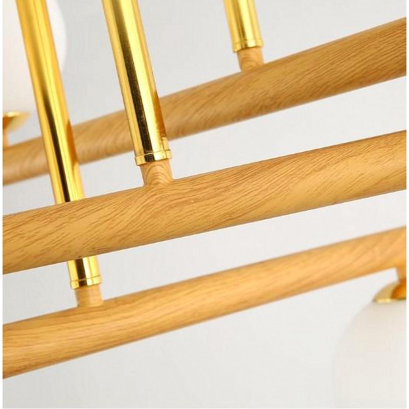 ضوء جزيئي LINE خشبي