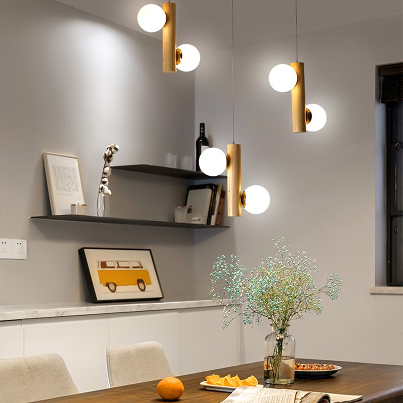 ضوء قلادة خشبية TWIG