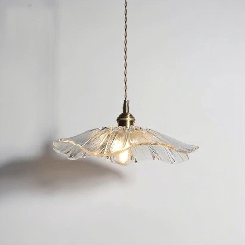 Lotus Glass Pendant Light