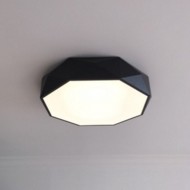 TEVA Octagon Jewel LED Ceiling Lamp in Black