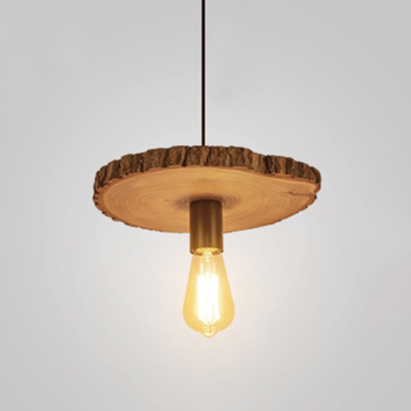 Annulus Wooden Pendant Light