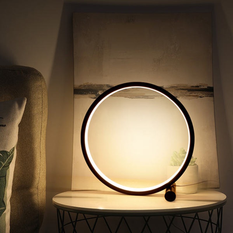 T-touch LED Ring Table Lamp