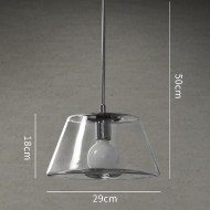 MERZEE Glass Pendant Light