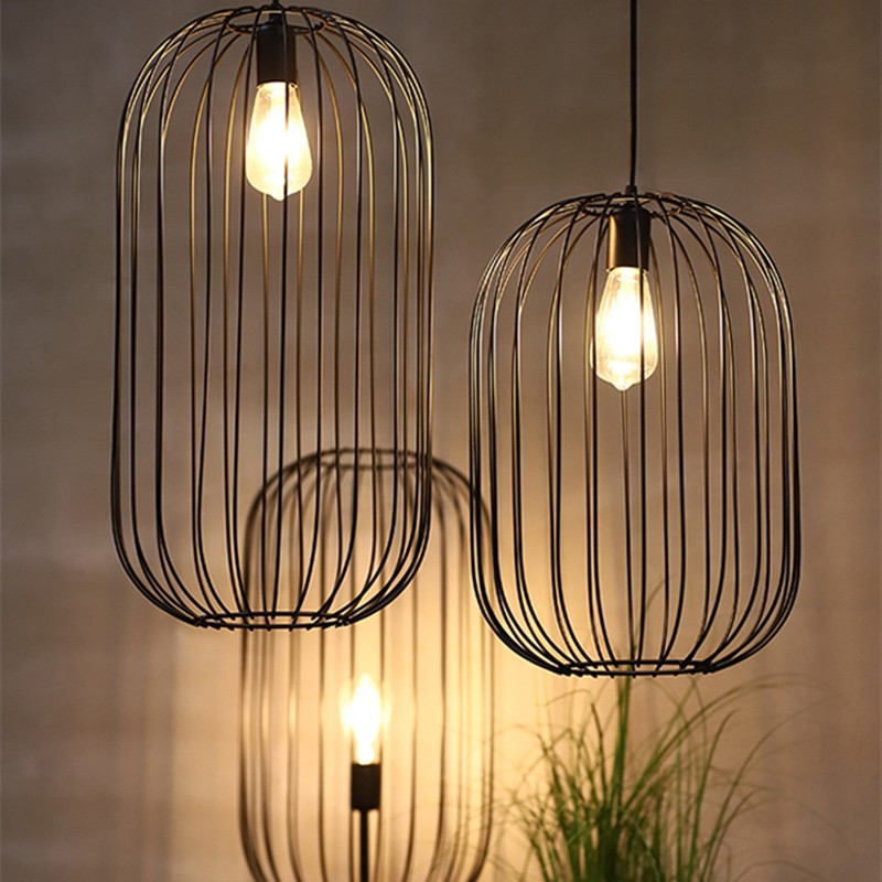 Cage pendant light deals