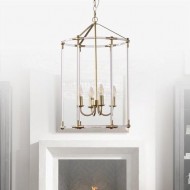 بساطتها قلادة ضوء قفص