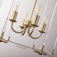 بساطتها قلادة ضوء قفص