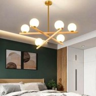 Minimalist Line Ball Chandelier