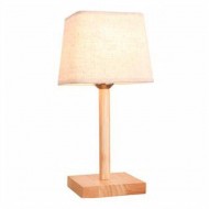 مصباح طاولة خشبي بسيط مصباح طاولة خشبي بسيط