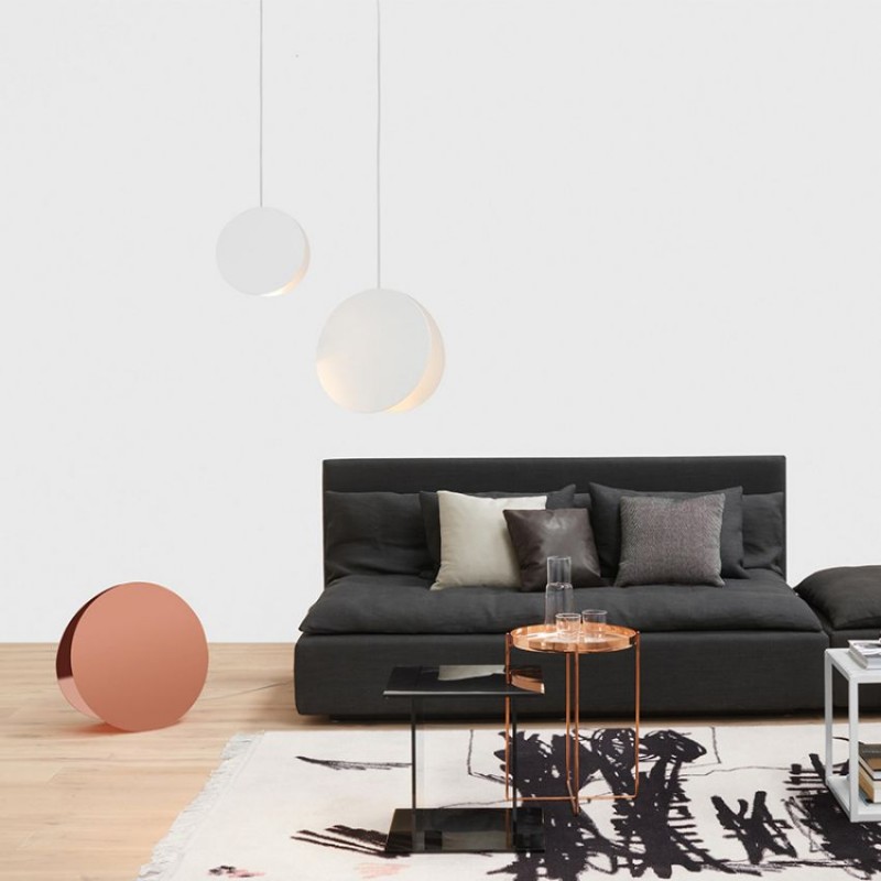 CRIMSON قلادة ضوء دائرية