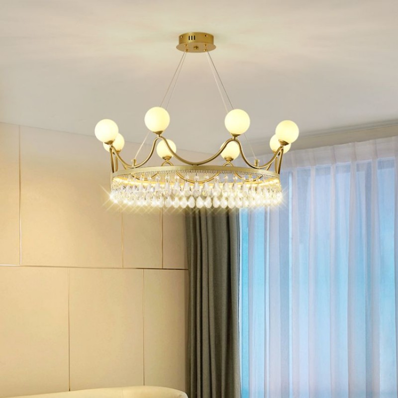 Crown Crystal Chandelier