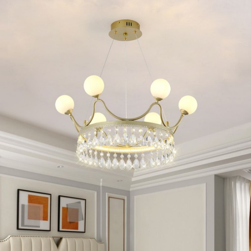 Crown Crystal Chandelier