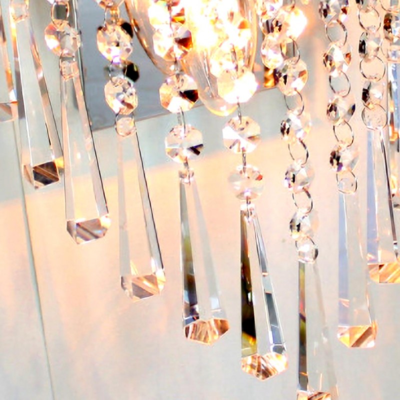 مصباح حائط كريستال حديث