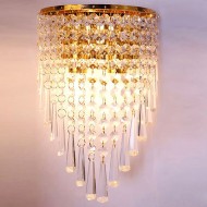 مصباح حائط كريستال حديث