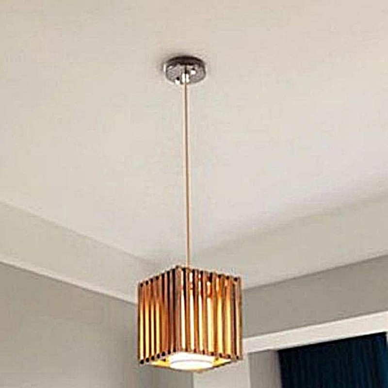 CUBIC Wooden Pendant Light