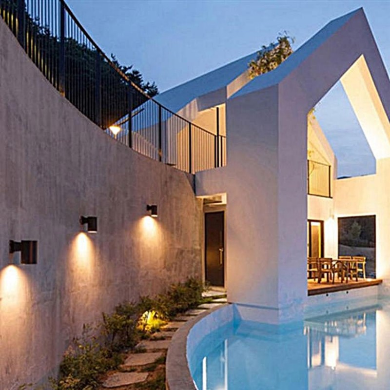 Cylinder Outdoor LED Wall Light