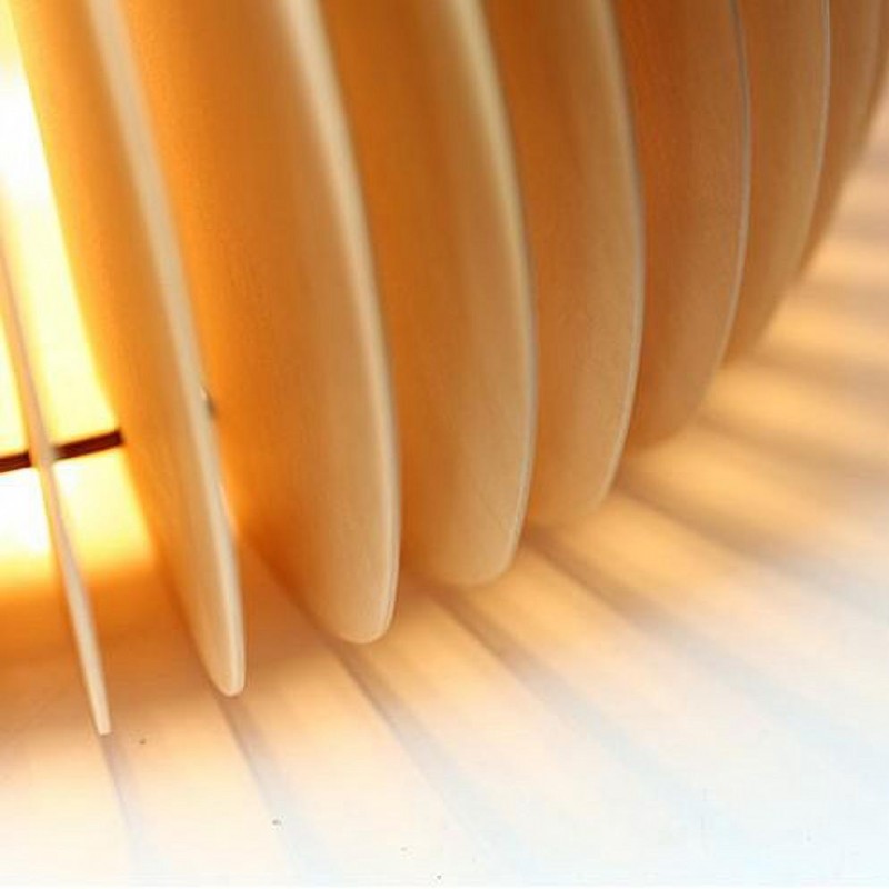 PIE Wooden Pendant Light